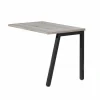 Aanbouwtafel Pronto 2 100x66x73cm - melamine - sherman grijs