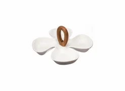 Aperoschaal  Ø28cm - FSC - wit & naturel