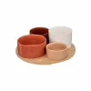 Aperoset Alicante Ø33,5cm - steen - multicolor