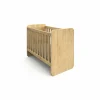 Babybed Lina  decor - artisanale eik - omvormbaar