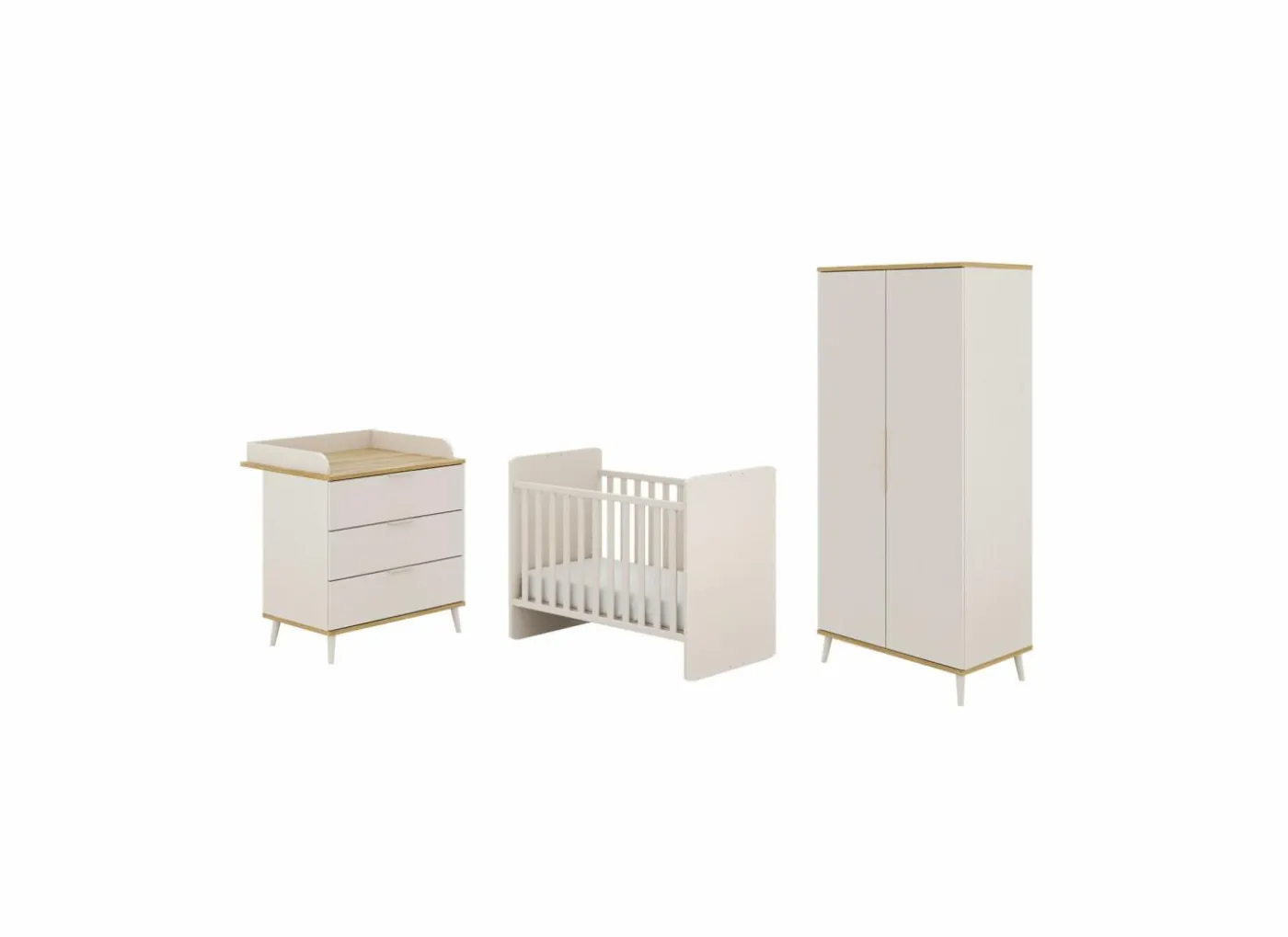 Babykamer Hazel met 2-deurs kast