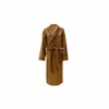 Badjas Cara M - flanel - cognac