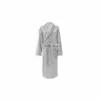 Badjas Cara M - flanel - pearl grey