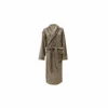 Badjas Cara M - flanel - taupe