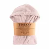 Badjas Delux 146/152 - flanel - roze