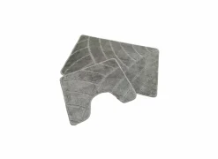 Badmat & wc-mat Nevada 40x50/50x80cm - polyester - grijs