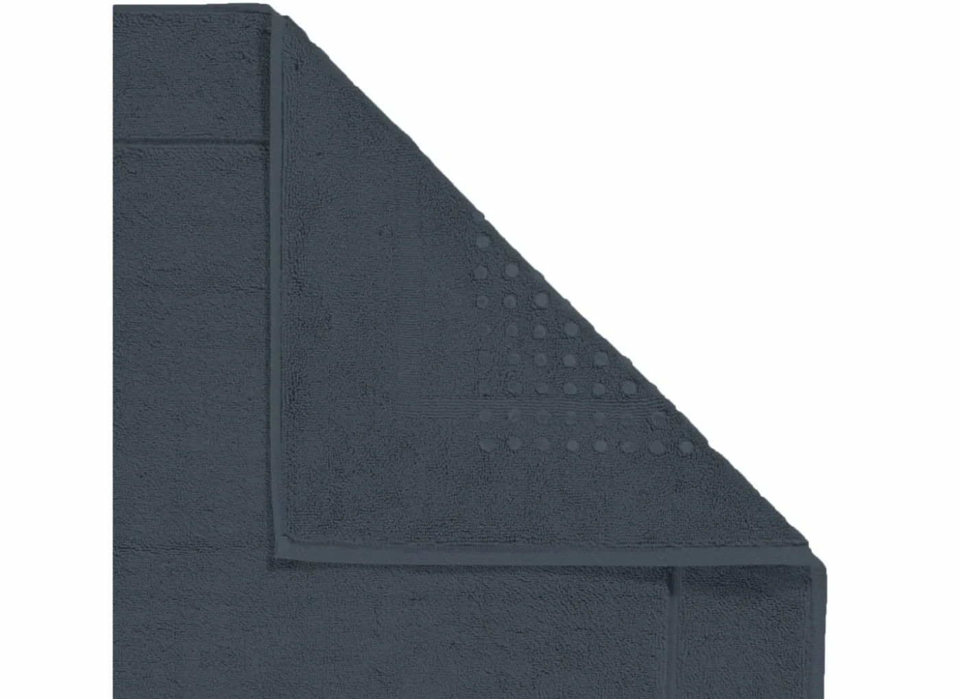Badmat London 60x100cm - katoen - steel