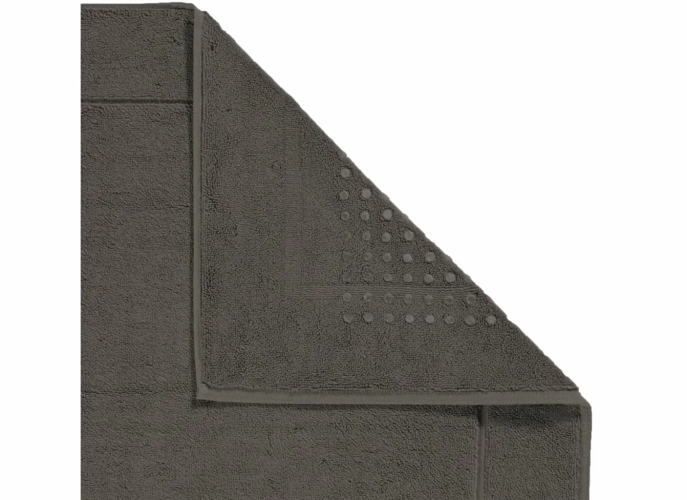 Badmat London 60x100cm - polyester & katoen - ash