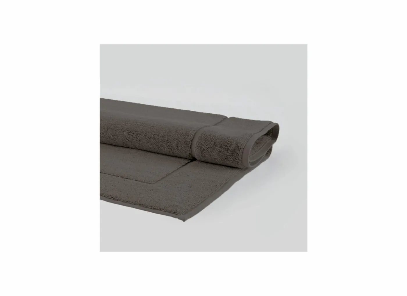 Badmat London 60x100cm - polyester & katoen - ash