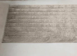 Badmat Luca 100x60cm - polyester & katoen - sand dune