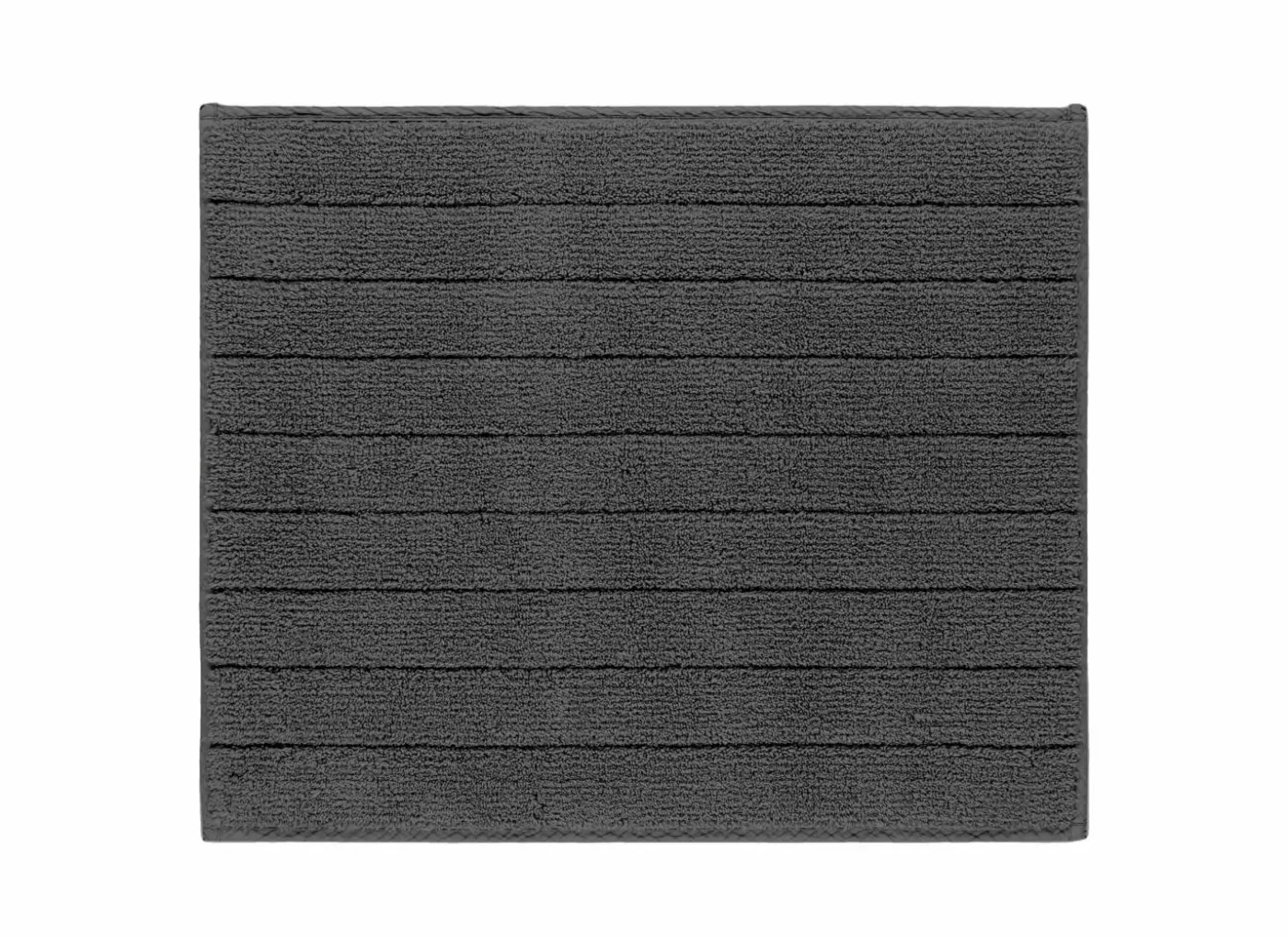 Badmat Luca 60x50cm - polyester & katoen - storm