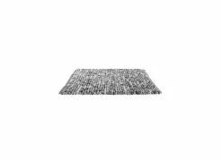 Badmat Urdu 55x65cm - polyester & katoen - grijs
