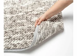 Badmat Urdu 55x65cm - polyester & katoen - taupe