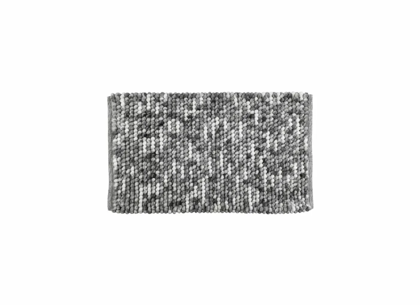 Badmat Urdu 60x90cm - polyester & katoen - grijs
