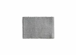 Badmat 50x75cm - polyester - grijs