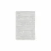 Badmat 60x100cm - polyester & katoen - lichtgrijs