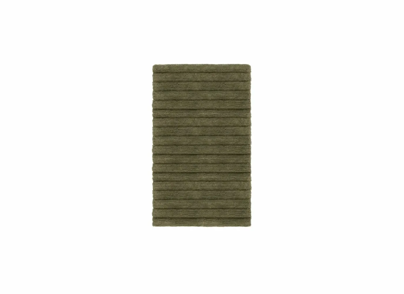 Badmat 60x100cm - polyester & katoen - groen