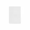 Badmat 60x100cm - polyester & katoen - wit