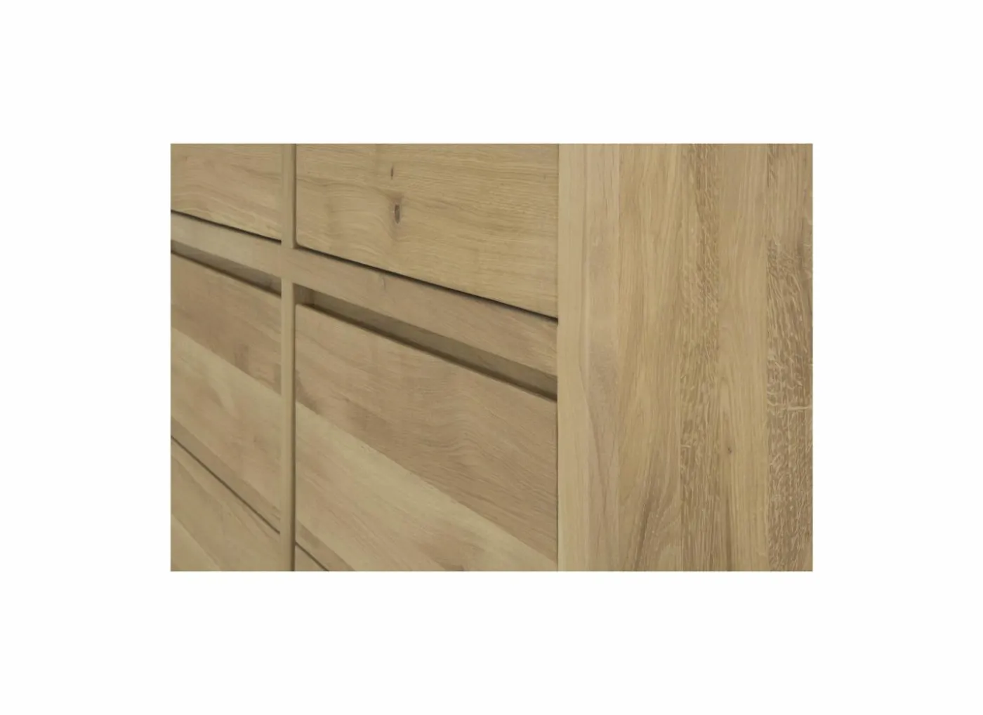 Barkast Amarillo 125cm - eik massief & decor - naturel