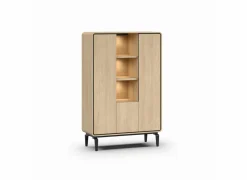 Barkast 115cm - melamine - brushed sand oak nature