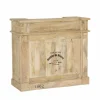 Barkast Djinn 120cm - mango massief - naturel
