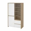 Barkast Next 100cm - decor - wit/jackson hickory