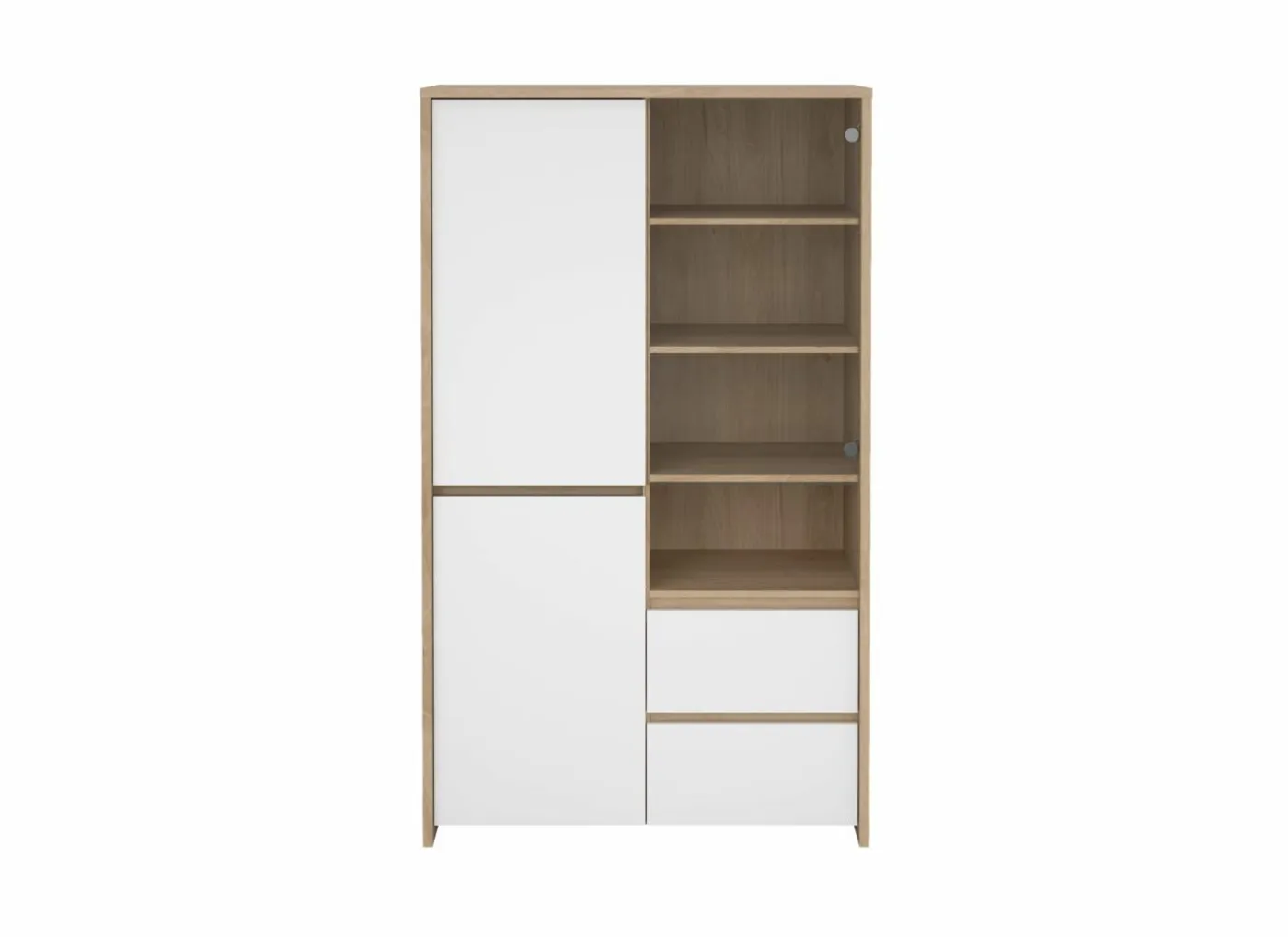 Barkast Next 100cm - decor - wit/jackson hickory