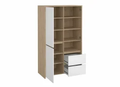 Barkast Next 100cm - decor - wit/jackson hickory
