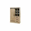 Barkast Piero 121cm - decor - scarlet oak