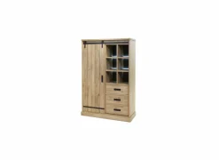 Barkast Piero 121cm - decor - scarlet oak