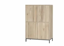 Barkast Polar 120cm - eik massief & decor- naturel