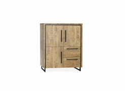 Barkast Rimini 118cm - lamulux - mango
