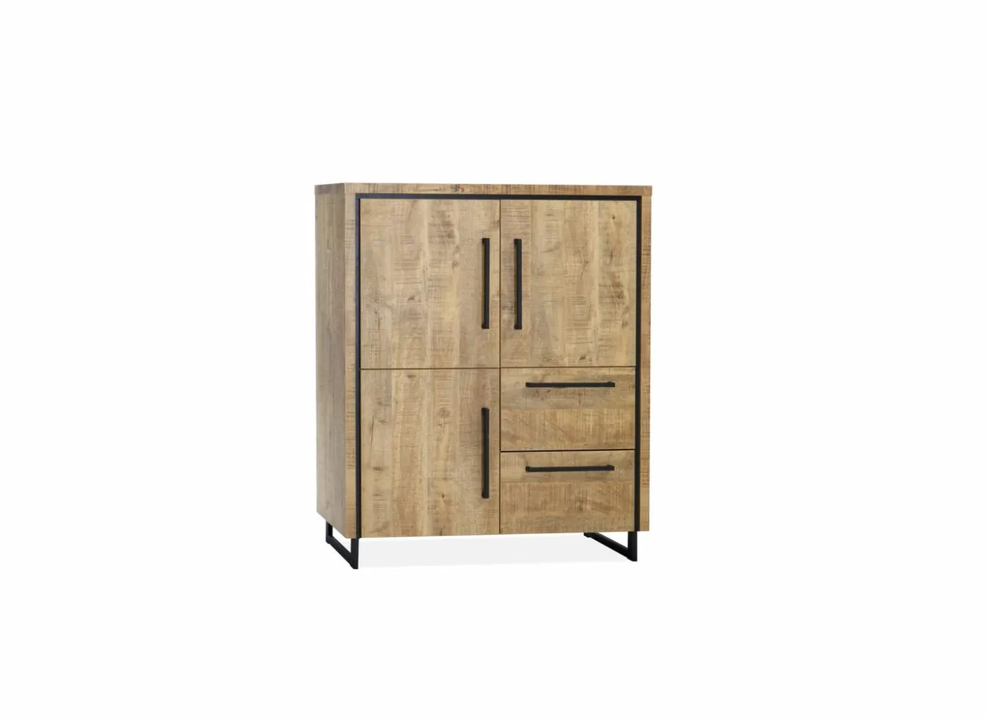 Barkast Rimini 118cm - lamulux - mango