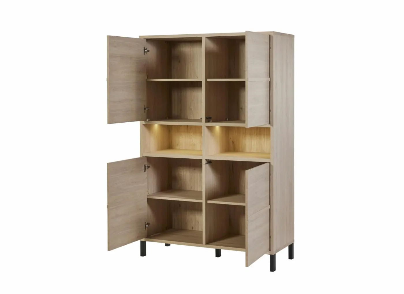 Barkast Umberto 122cm - decor - urban oak
