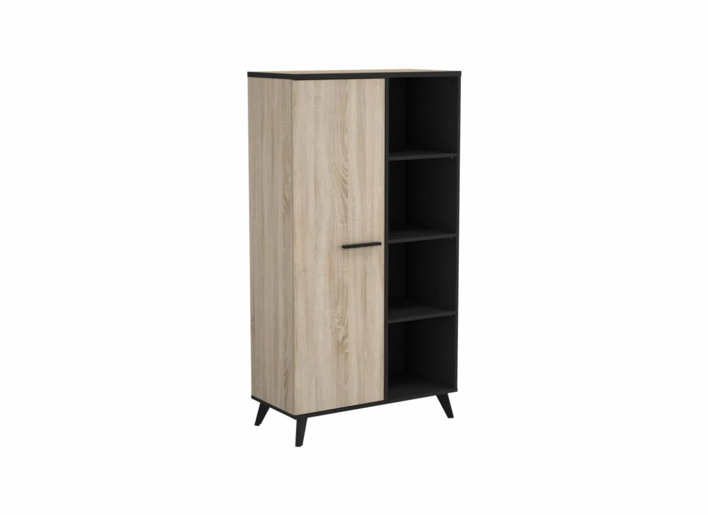 Barkast Wayne 83cm - decor - zwart