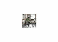 Barkruk Ami ZH65cm - lederlook - sotega antraciet