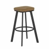 Barkruk Anthony  ZH70cm - lederlook - cognac