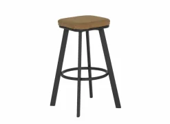 Barkruk Anthony  ZH70cm - lederlook - cognac