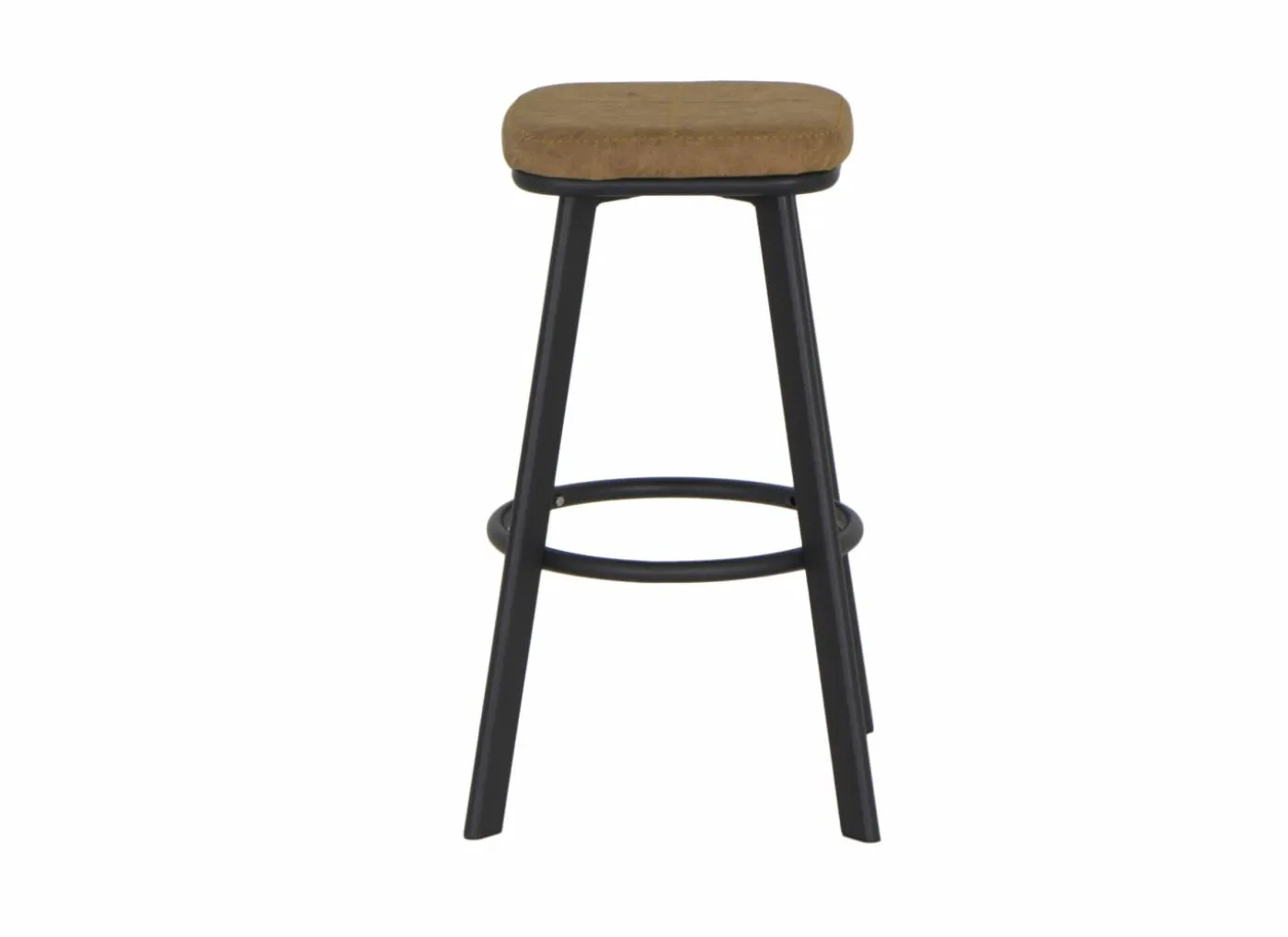 Barkruk Anthony ZH70cm - lederlook - cognac