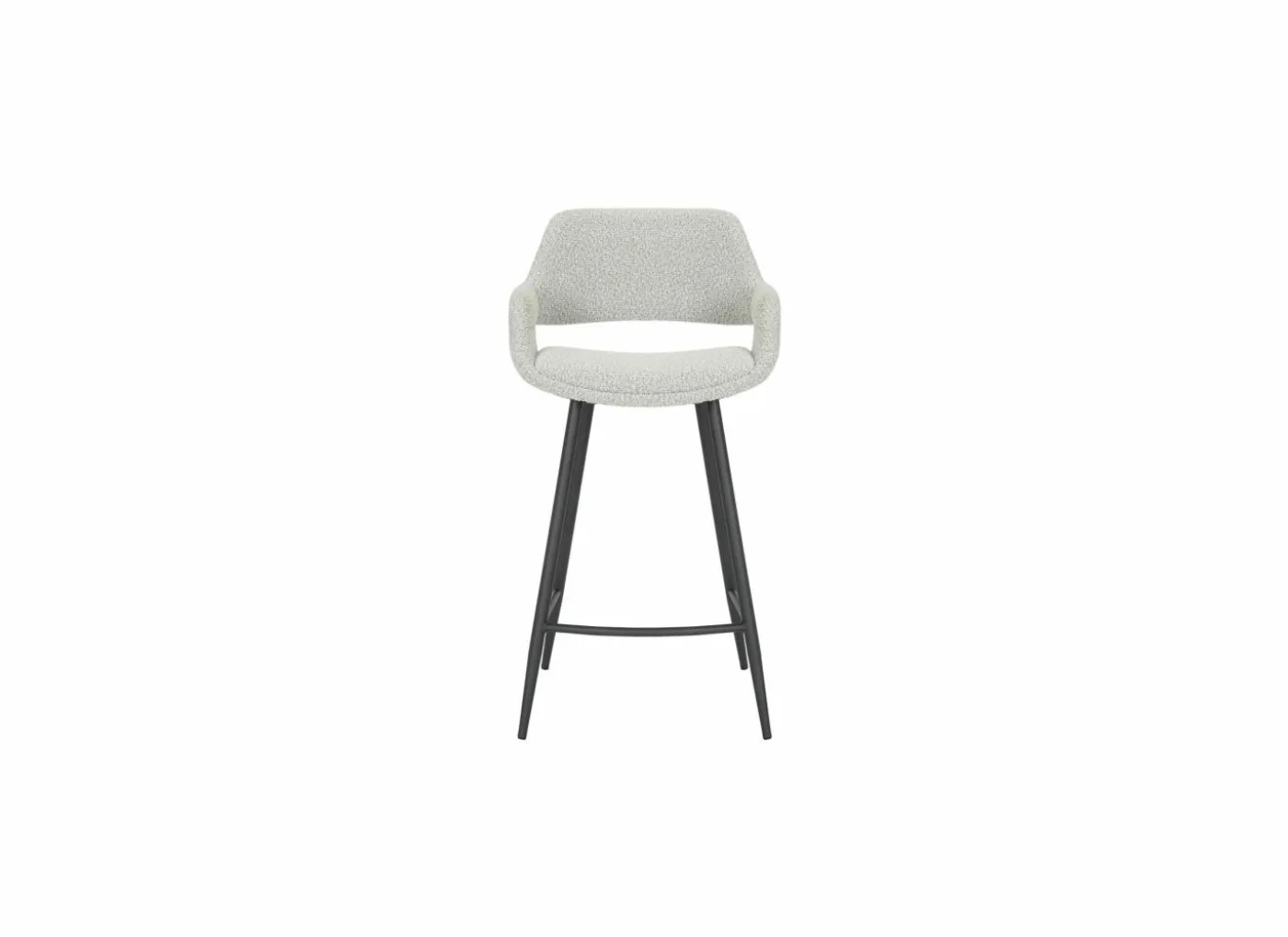 Barstoel Aim ZH69cm - stof - grijs