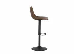 Barstoel Alamo ZH60-82cm - lederlook - cognac
