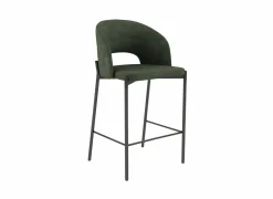 Barstoel Bacchus ZH75,5cm - stof - groen