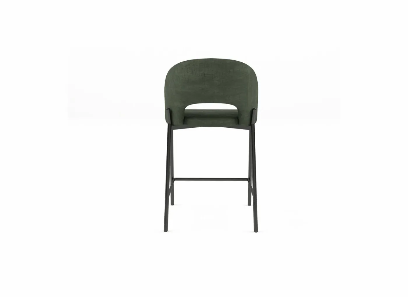 Barstoel Bacchus ZH75,5cm - stof - groen