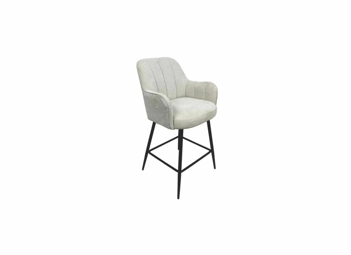 Barstoel Bonzo ZH67cm - stof - wit