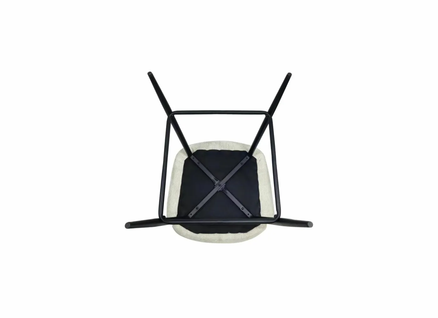 Barstoel Bonzo ZH67cm - stof - wit