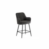 Barstoel Bonzo ZH67cm - stof - antraciet