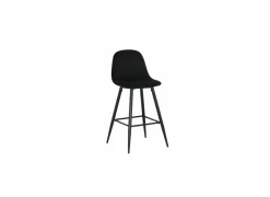 Barstoel Charlton ZH66cm - stof - zwart