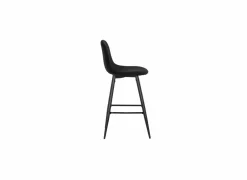 Barstoel Charlton ZH66cm - stof - zwart