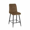 Barstoel Dex ZH65cm - stof - zorro cognac