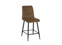 Barstoel Dex ZH65cm - stof - zorro cognac